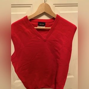 Vintage Mark Shale 100% Pure Lambswool- Mens Sweater Vest 42" - Scotland